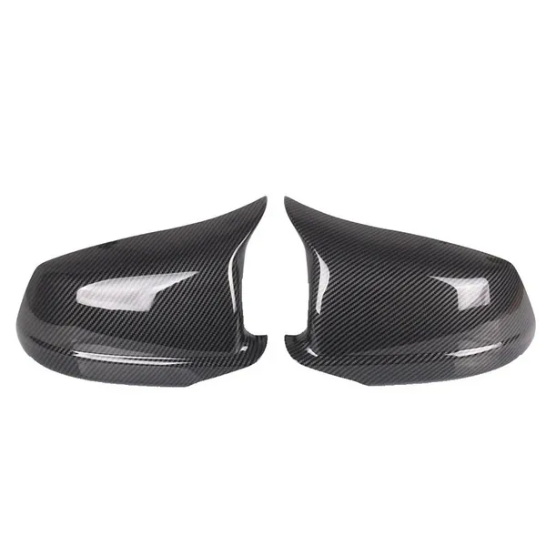 Side Rear View Case Door Wing Cap Shell Housing Mirror Covers Carbon Fiber Look CC-5946 Compatible With BMW 5 Series F10 2010-2013 Pre LCI M3 M4 M5 M6 M7