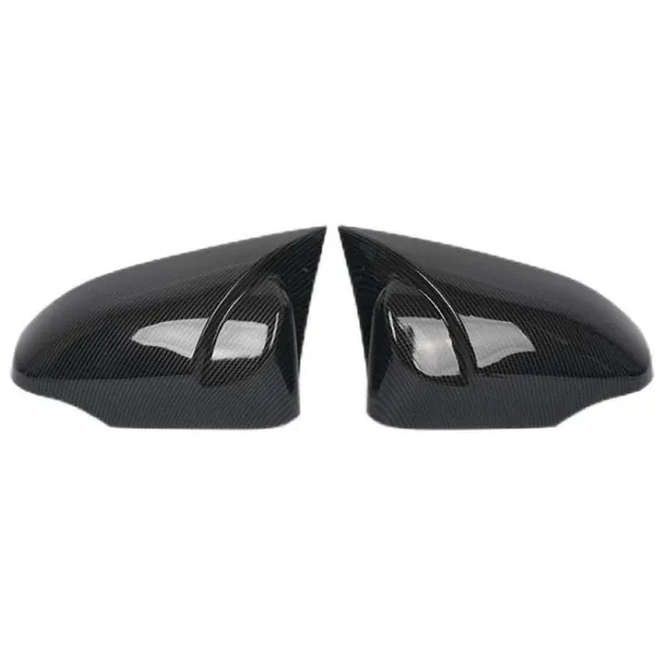 Side Rear View Case Wing Cap Shell Housing Mirror Covers 3m Tape Pasting Style Ar-mr-039 Cf Carbon Fiber Look CC-8087 Compatible With Toyota Corolla Altis 2014-2018