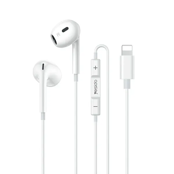 YESIDO YH51 Wired Earphones iP Connector In-Ear 14mm Driver