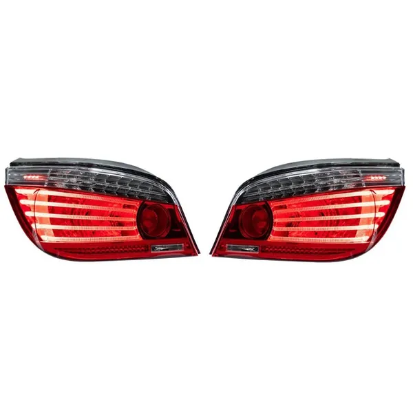 Upgraded Tail Light Lamp Xenon Taillight Retrofit Upgrade Modified Led Drl Hid B Red CC-6578 Compatible With Bmw 5 Series E60 2007-2009