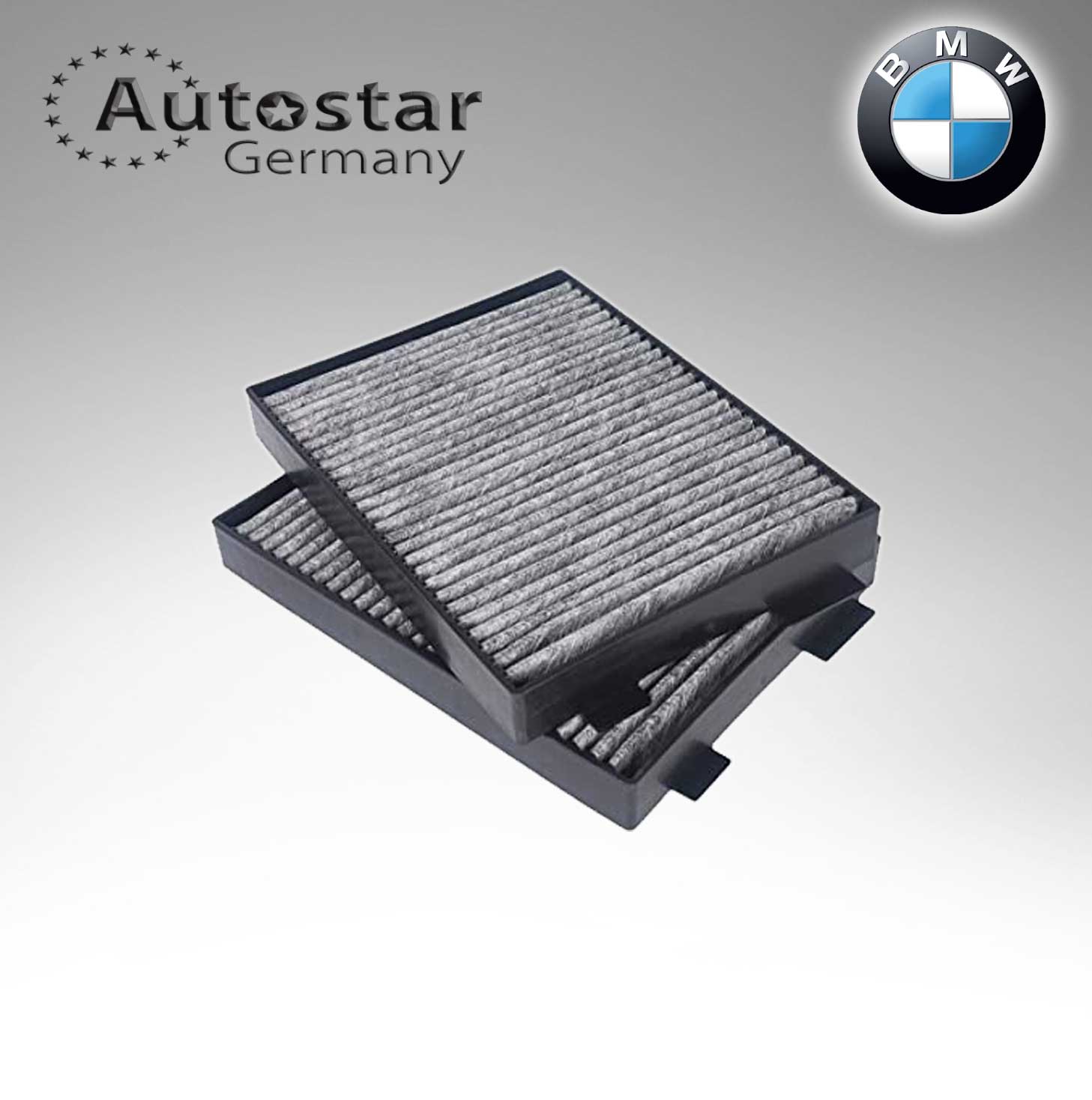 BMW CABIN  FILTER E39 ( ACTIVE CARBON)SET 64110008138