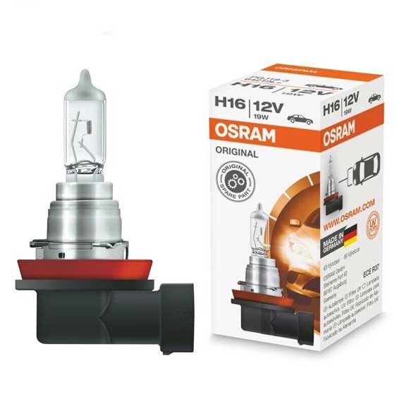 OSRAM Original BULB H16 Halogen Light, 12V, 19W, PGJ19 Fog Lamp 64219L
