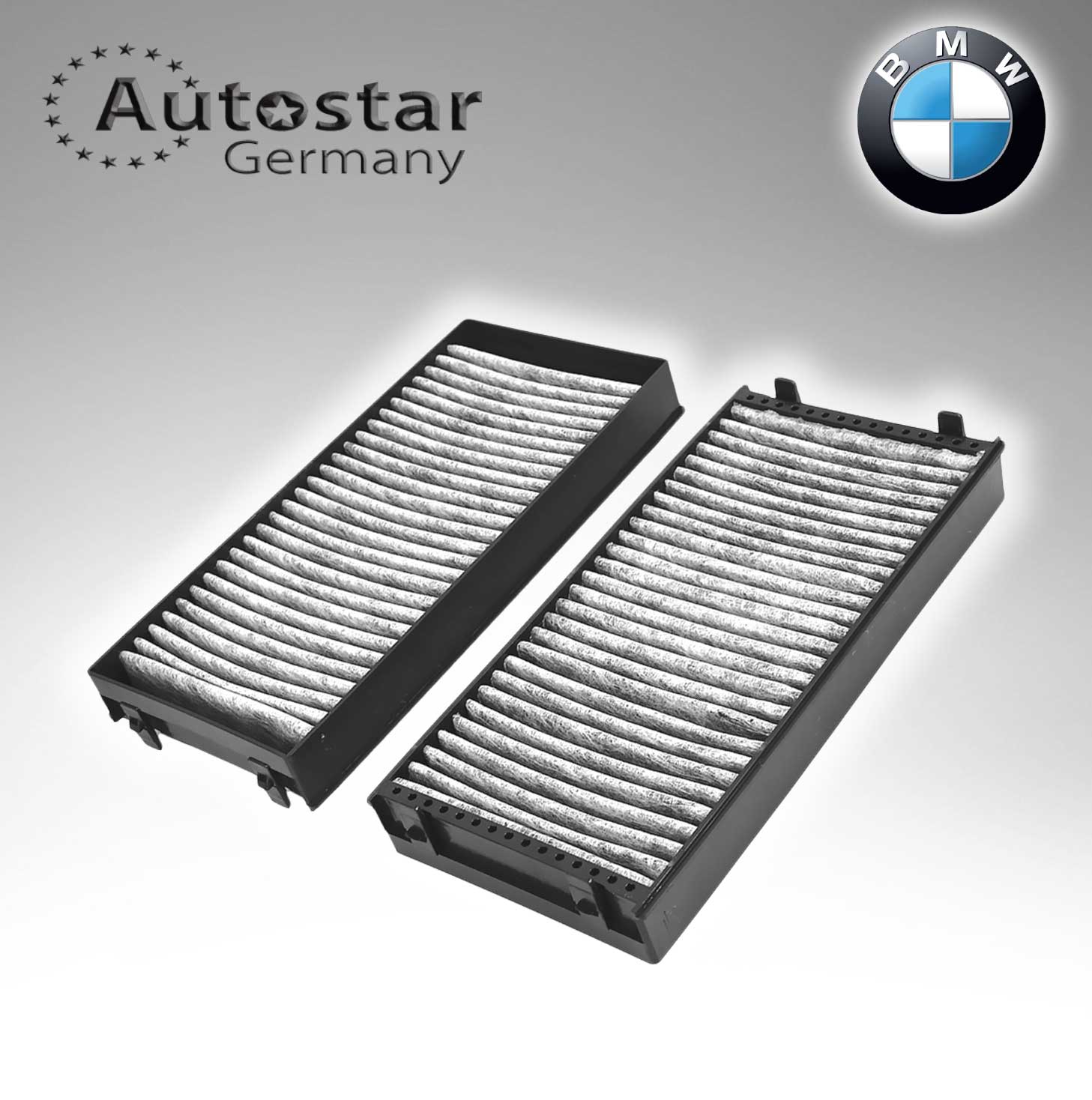 BMW CABIN FILTER E70, E71, E72 (2PCS/SET) 64316945586