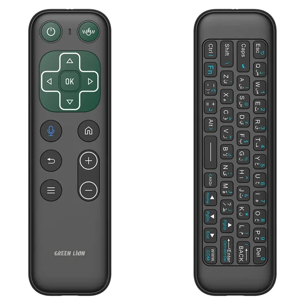 Green Lion Wireless Remote with Keyboard and Mouse - Black