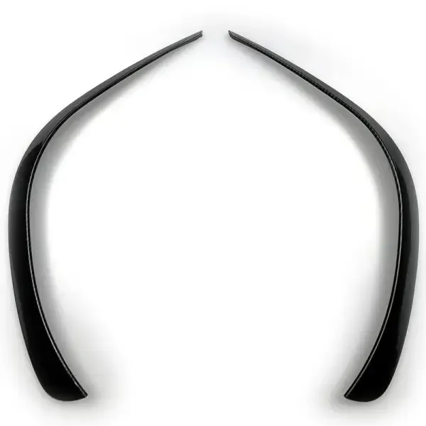 Front Bumper Lip Splitter Skirts Flag Spoiler Zst-129 Cf Carbon Fiber Look CC-4388 Compatible With Mercedes Gle W167 V167 X167 C167 2019-2023 Amg