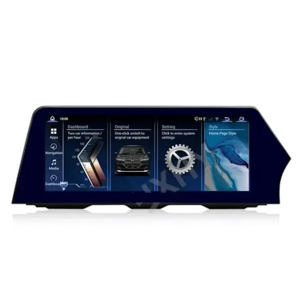 12.3 Inch Interior Multimedia Infotainment Wireless Android Touch Blade Cut Blue Ray Player Carplay Android Auto 4 Gb Ram 64GB Storage NBT CC-3894 Compatible With Bmw 5 Series F10 2013-2017 Cic