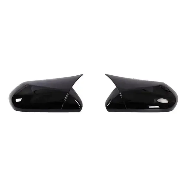 Side Mirror Cover Glossy Black Aerodynamic CC-2017 Compatible With Toyota Camry 2018-2022