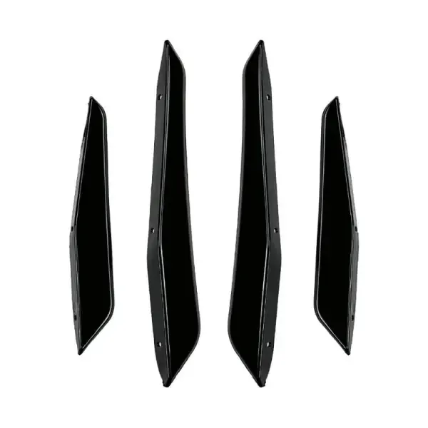M Sports Bumper Front Flag Splitter Skirts Canards Zst-690 Gb Glossy Black CC-5052 Compatible With Bmw M2 G87 2023+
