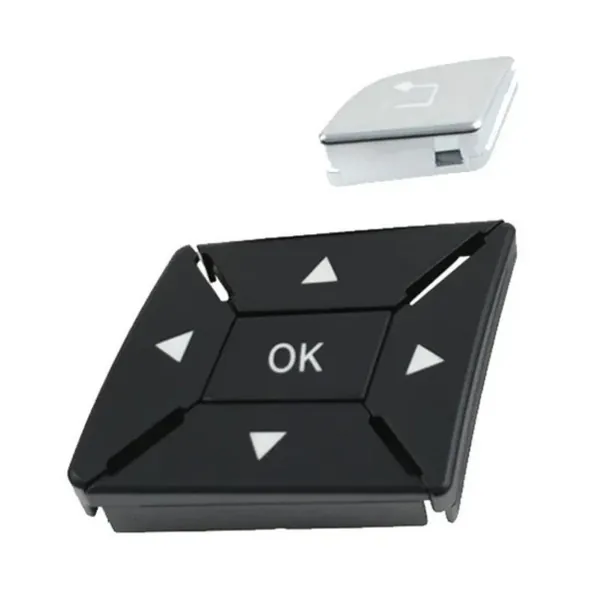 Steering Wheel Menu Control Switch Knob Button Cover 16690518009107 Black Left B CC-7856 Compatible With Mercedes Ml Class 11-15 W166 Gl Class 2013-2015 W166 G Class G Wagon 2013-2018 W463