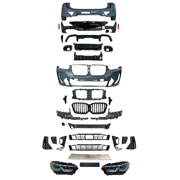 M Sports Mt M Tech Upgrade Facelift Conversion Bodykit Bumper Headlight CC-6336 Compatible With BMW X4 G02 2018-2021 To X4 G02 LCI 2023+