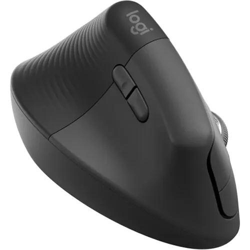 Logitech Lift Vertical Ergonomic Wireless Mouse for Business (Graphite)