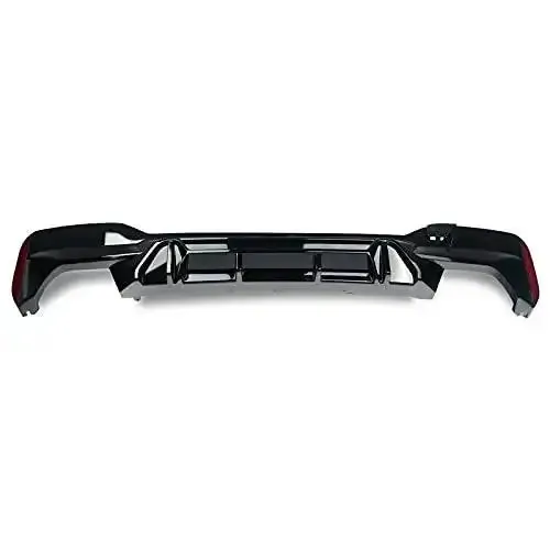 After Lip Bumper Lip Diffuser Glossy Black M5 CC-97 Compatible With BMW 5 Series G30 2017-2022 M5