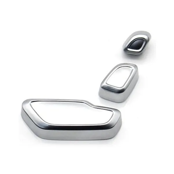 Seat Adjustment Headrest Switch Button Cover Silver Right 1669058200 CC-6588 Compatible With Mercedes A B Class W176 W246 Cla W117 Gla W156 C Class W204 E Class W212 Ml Gle Gle Gls W166 Slk W172 Slc W
