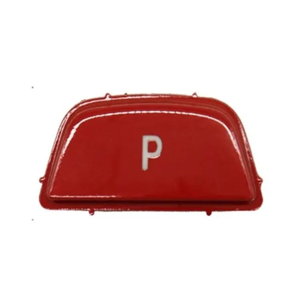 Gear Shift Lever Auto Parking Switch Letter P Button Cover Model B Red CC-8624 Compatible With Bmw 1 2 3 4 5 6 7 Series F20 F30 F34 F10 F07 F06 F12 F01 F02 X3 X4 F25 F26 X5 X6 F15 F16