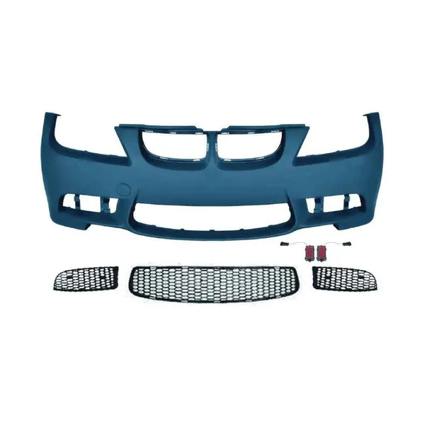 Front Bumper Upgrade Convert To M Sport M3 Bodykit Bumper E90-014 Gc CC-9160 Compatible With Bmw 3 Series E90 Lci 2009-2012