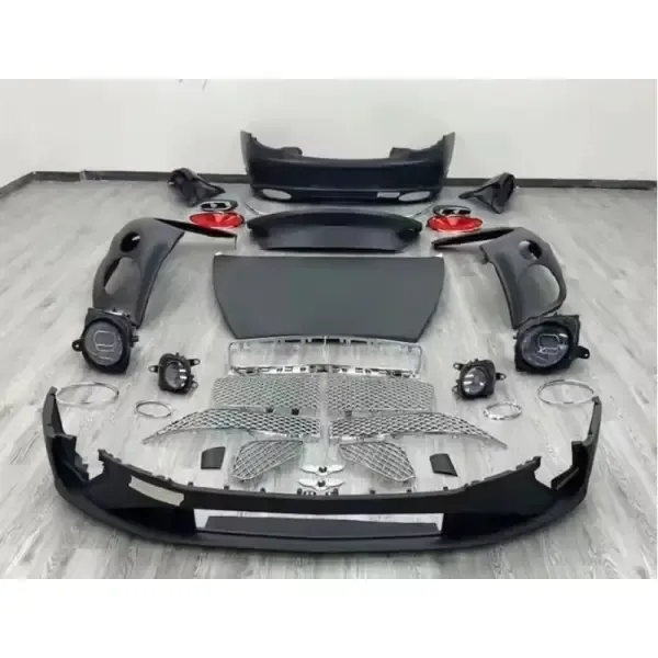 GT Front Bumper Body Kit with Grill Compatible With Bentley Continental GT 2016 2018 2022