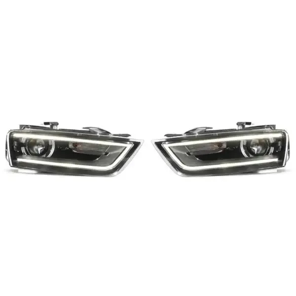 Upgraded Head Light Lamp Xenon Headlight Retrofit Upgrade Modified Led Drl Hid Xenon For Xenon Led Style CC-5157 Compatible With Audi Q3 2012-2018