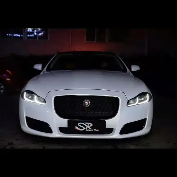 Front Bumper Facelift Grille Body Kit Compatible With Jaguar X351 XJL XJR 2010-2019