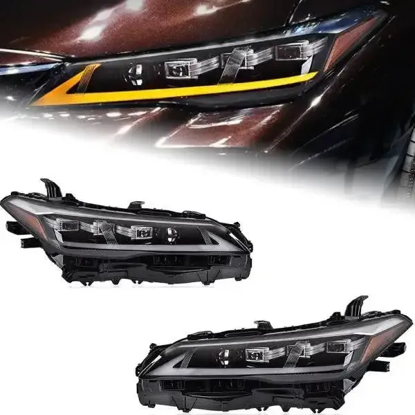 LED Headlight Projector Lens Headlights DRL Head Lamp Dynamic Signal Compatible With Toyota Avalon 2018-2022
