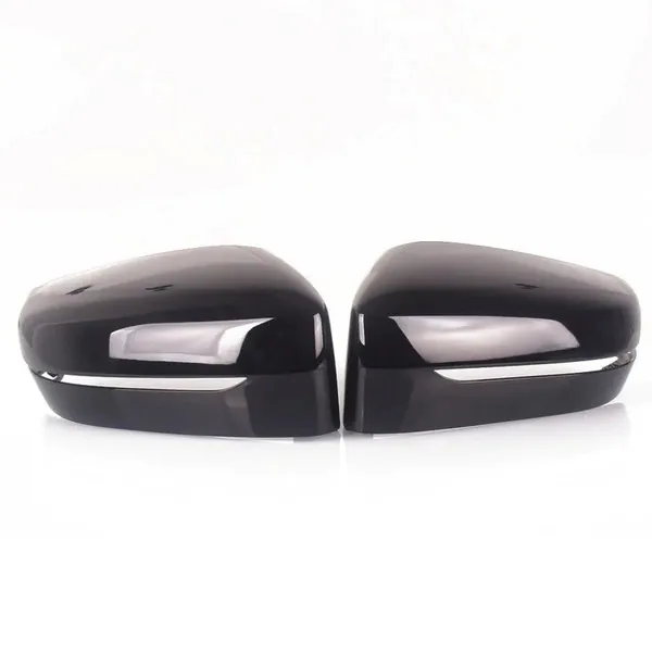 Side Rear View Case Door Wing Cap Shell Housing Mirror Covers Glossy Black RO CC-5965 Compatible With BMW 3 Series G20 4 Series G22 5 Series G30 17-23 7 Series G12 16-23 8 Series G14 M3 M4 M5 M6 M7