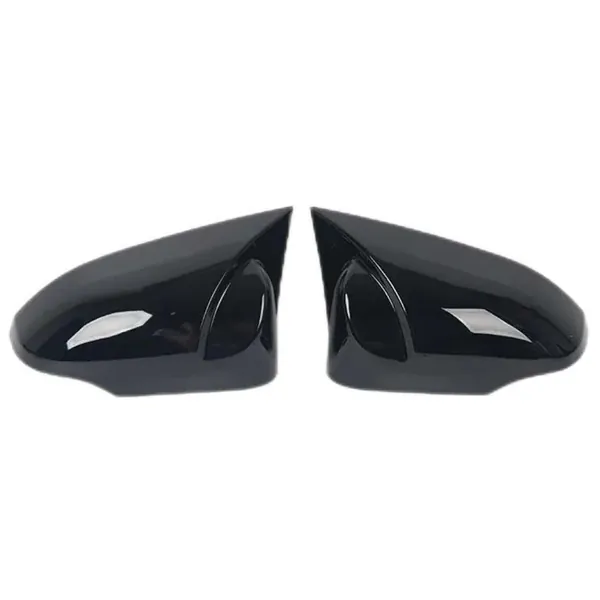 Side Rear View Case Wing Cap Shell Housing Mirror Covers 3m Tape Pasting Style Ar-mr-039 Glossy Black CC-8086 Compatible With Toyota Corolla Altis 2014-2018
