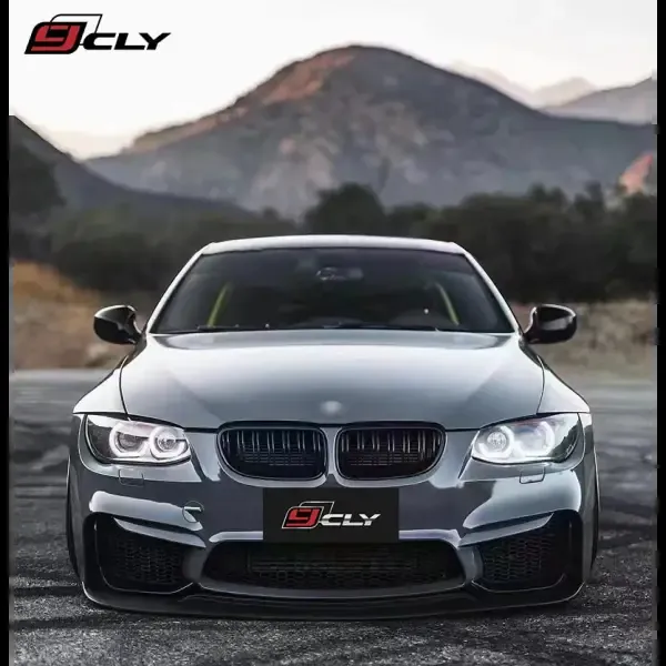 Body Kit Front Rear Bumpers with Side Skirts Compatible With 2014-2018 BMW 3 Series E92 M4