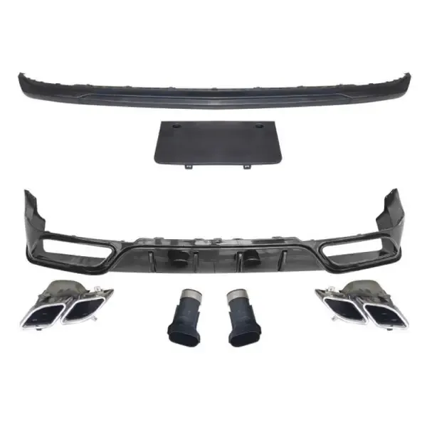 Upgrade Front Lip Rear Diffuser Lip Exhaust Tips Muffler Bodykit CC-5847 Compatible With Range Land Rover Vogue L460 2023+