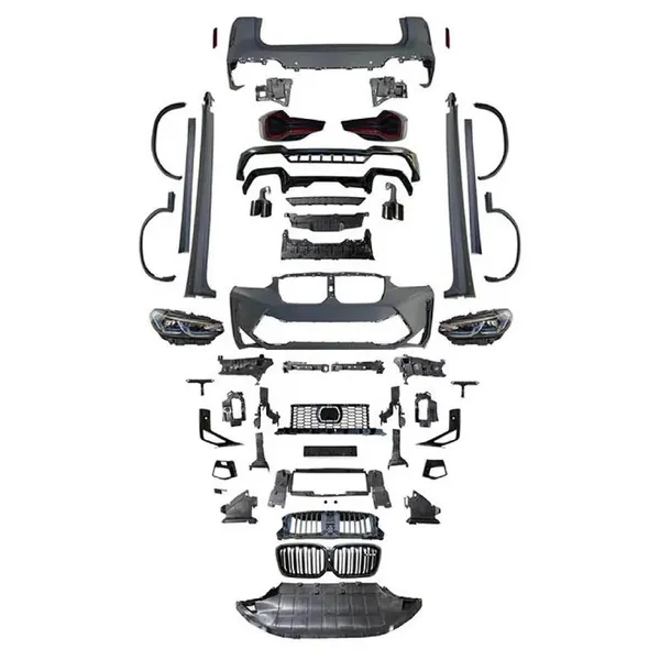 M Sports X3m Upgrade Facelift Conversion Bodykit Bumper Headlight Taillight CC-6333 Compatible With BMW X3 G01 2018-2021 To G01 LCI F97 2022+