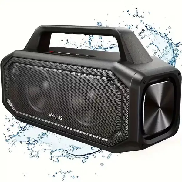 W-KING BT261 60W RMS Outdoor Bluetooth Party Speaker with Deep Bass (80W Peak)