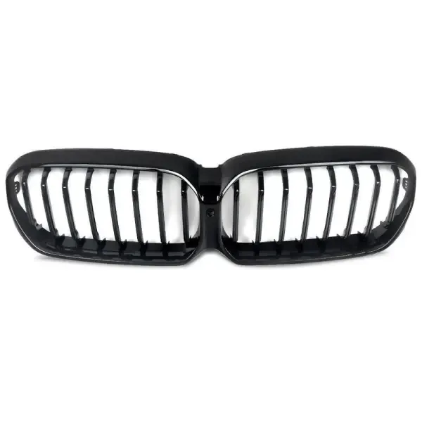 Front Bumper Show Grill Black Single Line CC-3047 Compatible With Bmw 5 Series G30 Lci 2021+