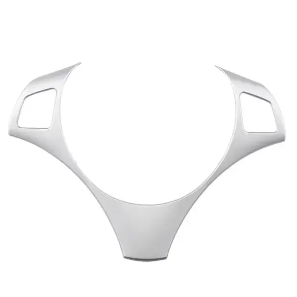 Steering Wheel Trim Panel Cover Frame Zst-147 B Sl Silver B CC-3958 Compatible With Bmw 3 Series E90 2004-2012 1 Series 2004-2011 E87