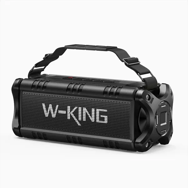 W-KING D8 50W RMS Outdoor Bluetooth Speaker with Deep Bass (90W Peak)