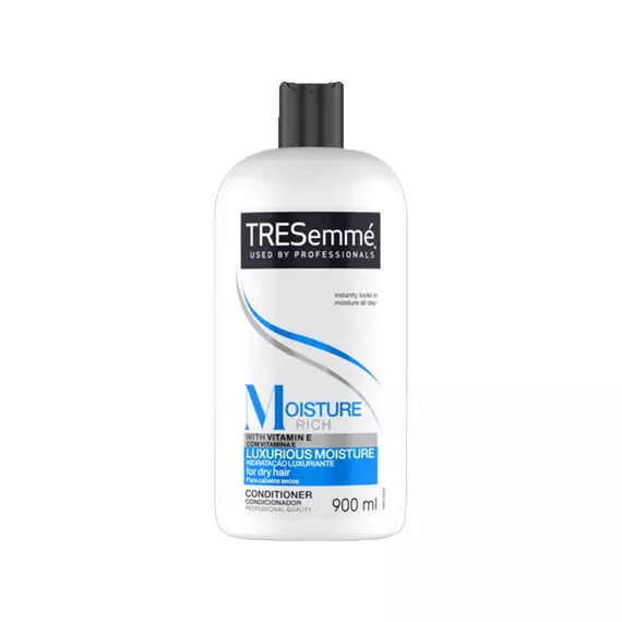 Tresemme Conditioner Moisture Rich for Dry Hair, Intense Hydration Dry Hair, Leaves Feeling Soft and Manageable, Gentle Enough Daily Use 900ml 4pcs UTC12