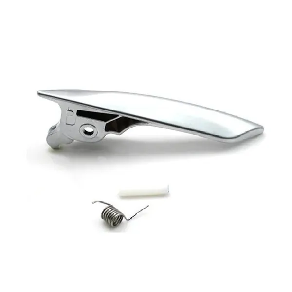 Car Interior Chrome Door Lock Unlock Handle 51417488593-d Left CC-9780 Compatible With Bmw 5 Series G30 G31 G38 F90 2016-2023