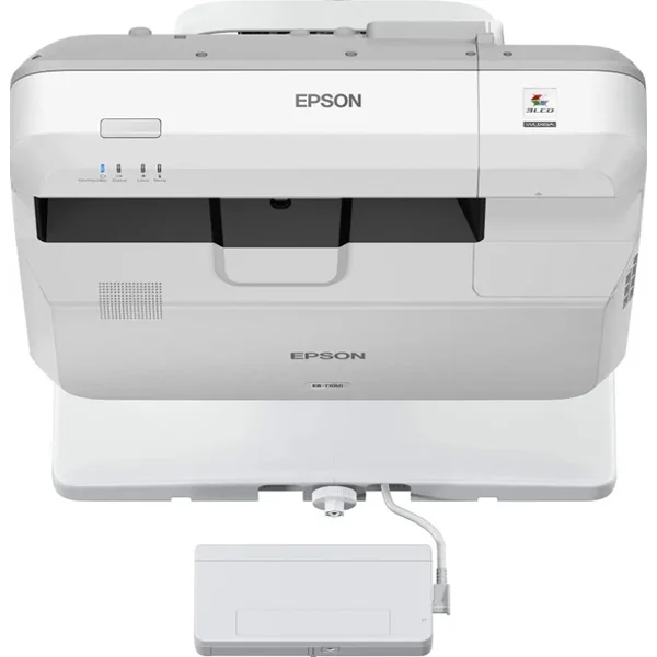 Epson WUXGA 4000 LU UST Laser Inter Projector, White, Wireless, 3LCD Technology, Split Screen Technology, 4,000 Lumens, 16:10 Aspect Ratio | EB-710Ui
