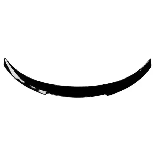 Rear Mid Trunk Wing Boot Lip Spoiler M4 Style Glossy Black AR-BMW-0143 CC-3581 Compatible With BMW 6 Series F06 F12 Coupe