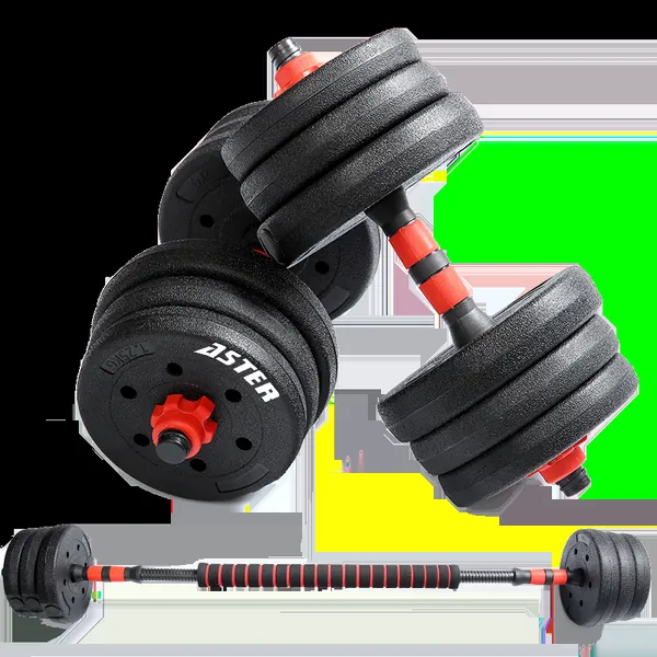 Aster Barbell & Dumbbells Weight Set