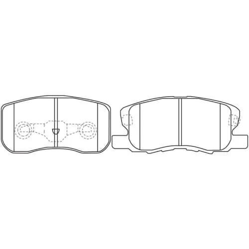 Mitsubishi Colt, Colt Plus Front Brake Pads