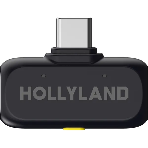 Hollyland LARK A1 Wireless Plug-In Receiver with USB-C Connector for Mobile Devices (Space Gray, 2.4 GHz)