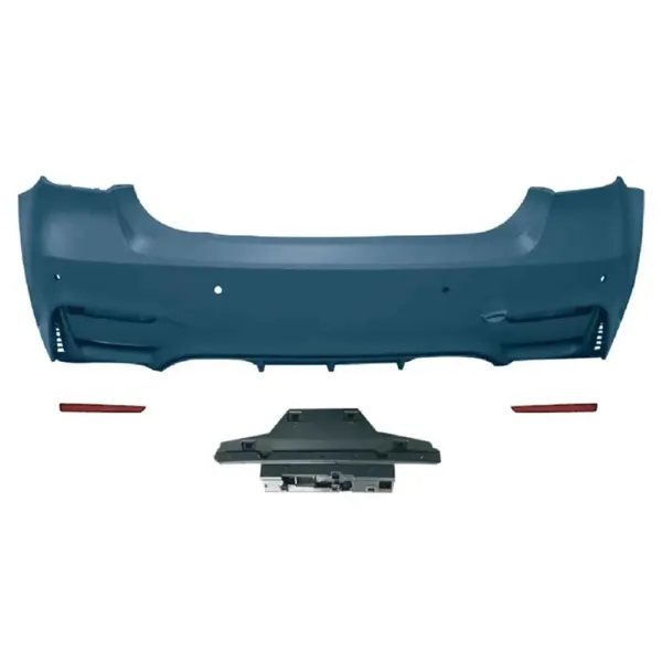 M Sports M Performance Bumper Bodykit Rear CC-3886 Compatible With Bmw 3 Series F30 2012-2018 M3 F80