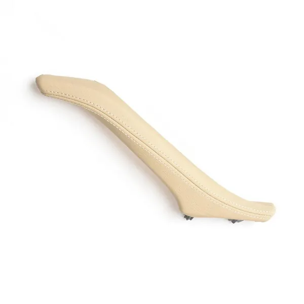 Car Interior Door Armrest Inside Pull Handle Single Handle Right Beige 51417225850r Rhd Model A OUTER LEATHER PART CC-7918 Compatible With Bmw 5 Series F10 2010-2017
