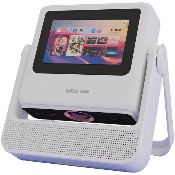 Green lion Orion 2 Smart Projector with Smart Display & 4K Support - White