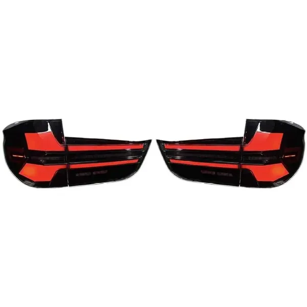 Upgraded Tail Light Lamp Xenon Taillight Retrofit Upgrade Modified Led Drl Hid G05 Style Red CC-8462 Compatible With BMW X5 F15 2014-2019