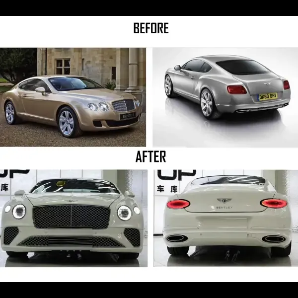 UPGRDE FACELIFT TO 2024 BODYKIT BUMPER Compatible With BENTLEY CONTINENTAL GT 2008-2019