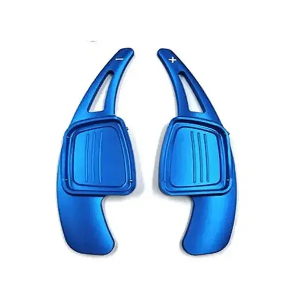Paddle Shifter Blue 026 CC-2130 Compatible With Audi A3 S3 14-17 A4l 13-16 A5 S5 12-16 A6l S6 12-18 A7 S7 13-18 A8 S8 11-18 Q3 13-18 Q5 13-18 Q7 11-15 Rs3 12 Rs6 13 R8 12 Tts 10-15