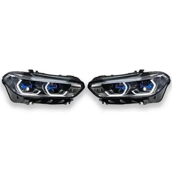Upgraded Head Light Lamp Xenon Headlight Retrofit Upgrade Modified Led Drl Hid For Led Headlight Car CC-5178 Compatible With BMW X5 G05 X6 G06 2018-2022