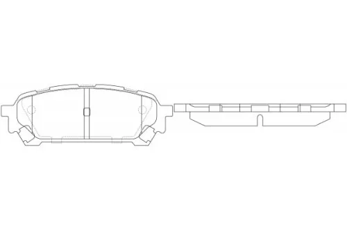 Subaru Forester/Impreza Rear Brake Pads PN7801