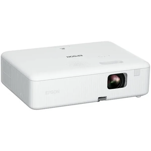 Epson CO-W01 3LCD WXGA Projector, 3000 Lumen Brightness, UHE 188 W, 6000h Durability Lamp, 16:10 Aspect Ratio, 120Hz 2D Vertical Refresh Rate, 16.77mn Colors, HDMI 1.4/USB 2.0-A/B, White | V11HA86040