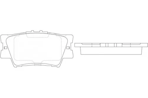 Toyota Rav4, Vanguard, Mark X Zio Rear Brake Pads