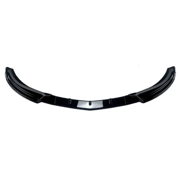 Standard Front Bumper Lip Splitter Skirts Zst-1104 Gb Glossy Black CC-9260 Compatible With Mercedes Benz C Class W204 2007-2010